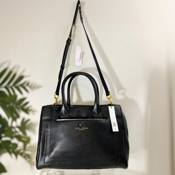 NWT Marc Jacobs Black Pebble Leather Empire City Tote Bag - Picture 10 of 10